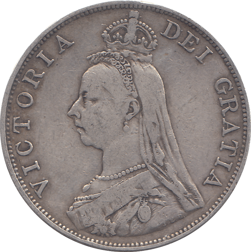 1890 DOUBLE FLORIN ( GF ) - WORLD COINS - Cambridgeshire Coins