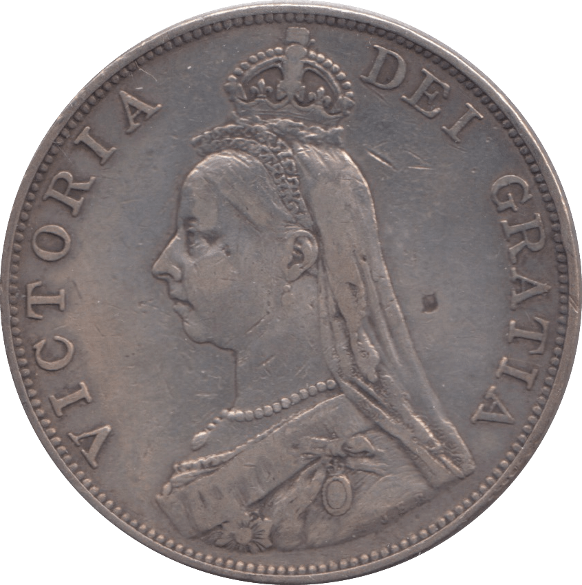 1890 DOUBLE FLORIN ( GVF ) - Double Florin - Cambridgeshire Coins