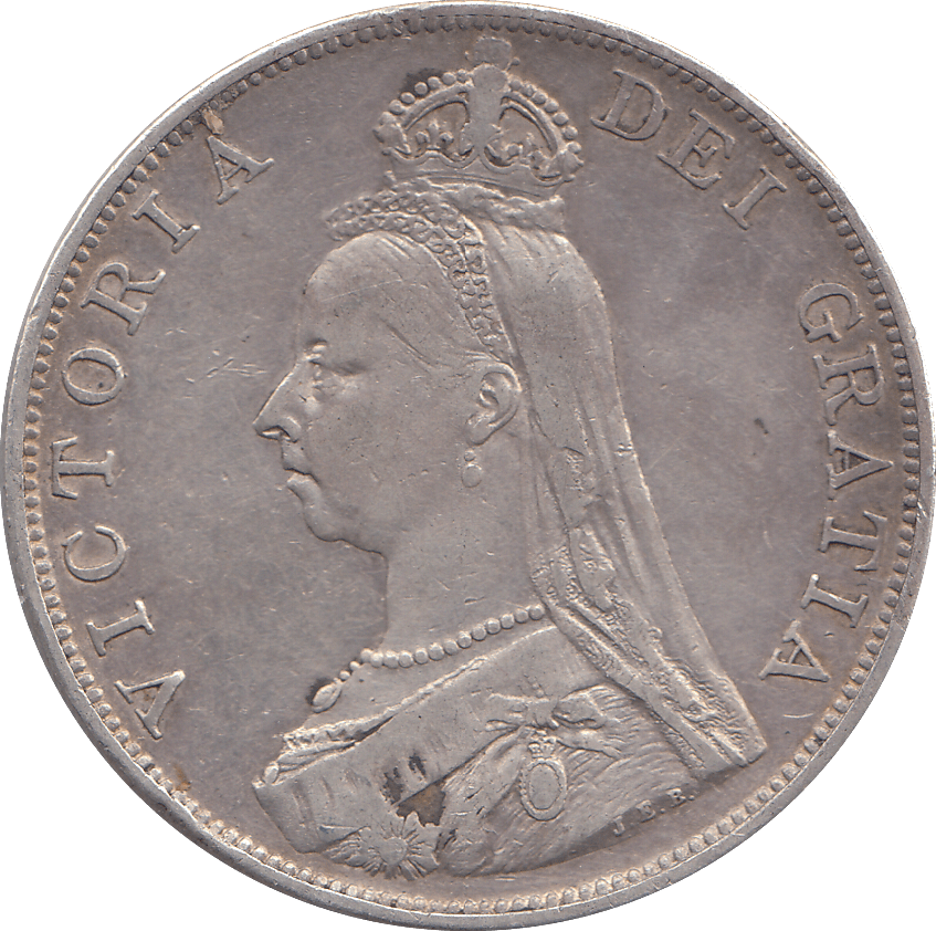1890 DOUBLE FLORIN ( GVF ) - DOUBLE FLORIN - Cambridgeshire Coins