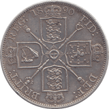 1890 DOUBLE FLORIN ( GVF ) - DOUBLE FLORIN - Cambridgeshire Coins