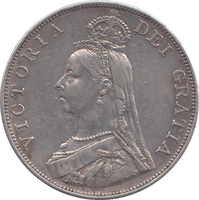 1890 DOUBLE FLORIN ( GVF ) - DOUBLE FLORIN - Cambridgeshire Coins