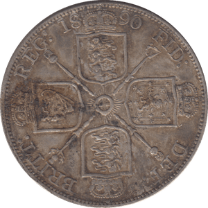 1890 DOUBLE FLORIN ( VF ) - DOUBLE FLORIN - Cambridgeshire Coins