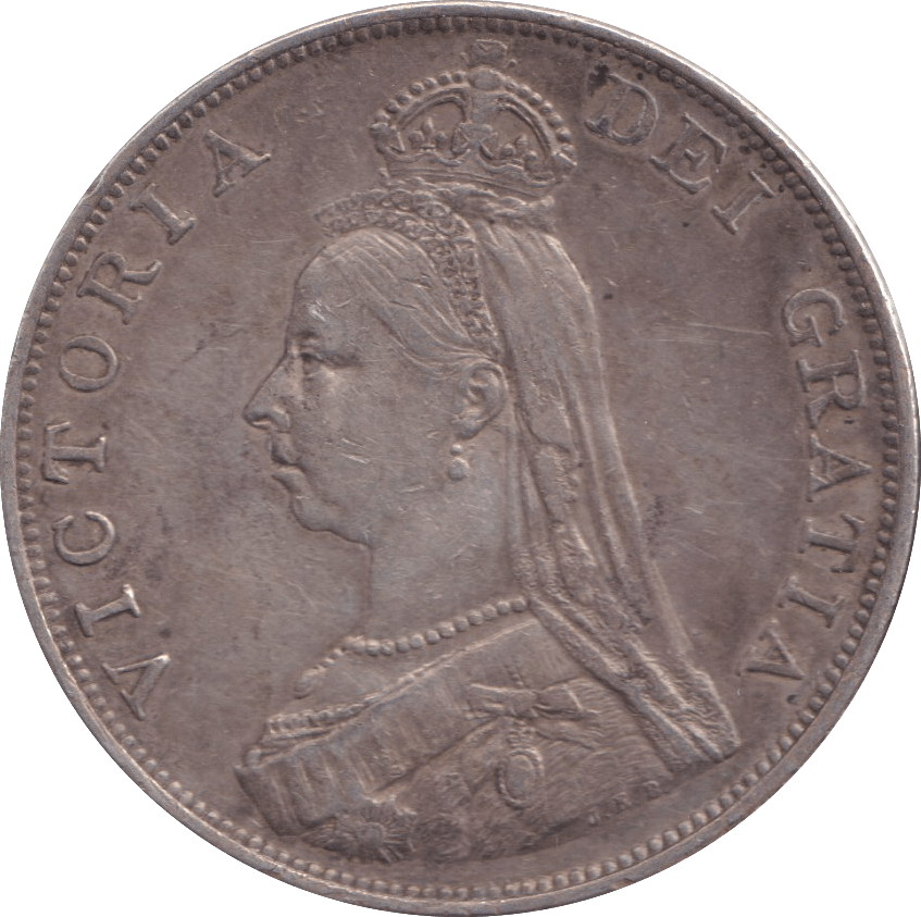1890 DOUBLE FLORIN VICTORIA ( GVF ) - DOUBLE FLORIN - Cambridgeshire Coins
