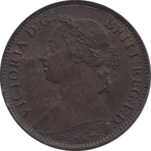 1890 FARTHING ( AUNC ) - FARTHING - Cambridgeshire Coins