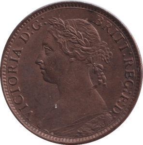 1890 FARTHING ( EF ) - FARTHING - Cambridgeshire Coins