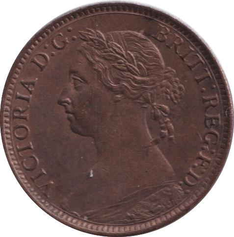 1890 FARTHING ( EF ) - FARTHING - Cambridgeshire Coins