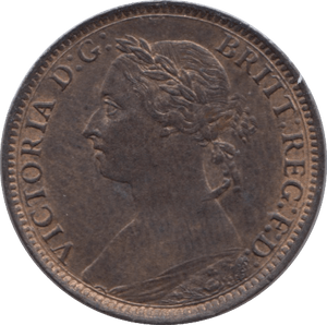 1890 FARTHING ( UNC ) - Farthing - Cambridgeshire Coins