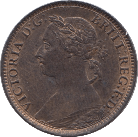 1890 FARTHING ( UNC ) - Farthing - Cambridgeshire Coins