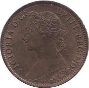 1890 FARTHING ( UNC ) - Farthing - Cambridgeshire Coins