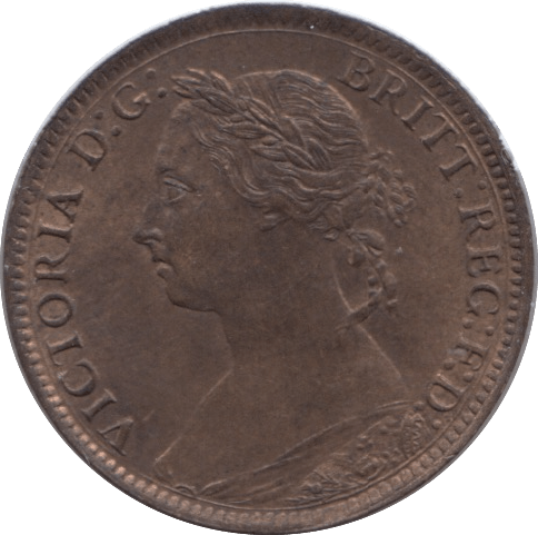 1890 FARTHING ( UNC ) - Farthing - Cambridgeshire Coins