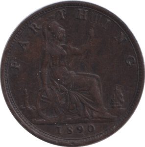 1890 FARTHING ( UNC ) - FARTHING - Cambridgeshire Coins