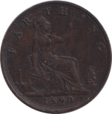 1890 FARTHING ( UNC ) - FARTHING - Cambridgeshire Coins