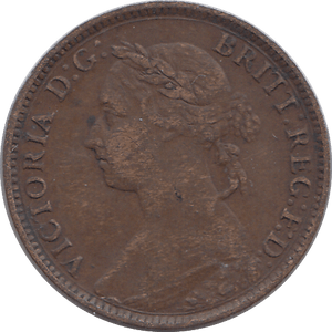 1890 FARTHING ( VF ) - HALFPENNY - Cambridgeshire Coins