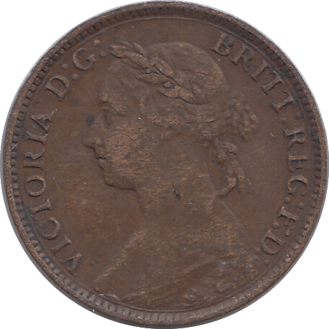 1890 FARTHING ( VF ) - HALFPENNY - Cambridgeshire Coins