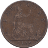 1890 FARTHING ( VF ) - HALFPENNY - Cambridgeshire Coins
