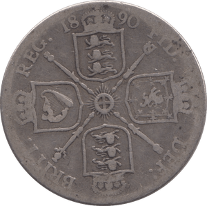 1890 FLORIN ( F ) - FLORIN - Cambridgeshire Coins