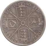 1890 FLORIN ( FINE ) - FLORIN - Cambridgeshire Coins