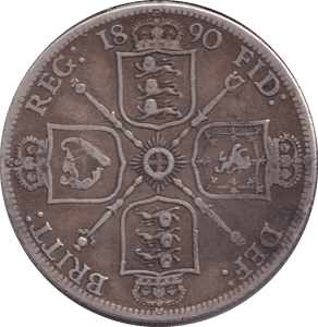 1890 FLORIN ( GF ) - FLORIN - Cambridgeshire Coins
