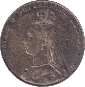 1890 FOUR PENCE (VF) - FOURPENCE - Cambridgeshire Coins
