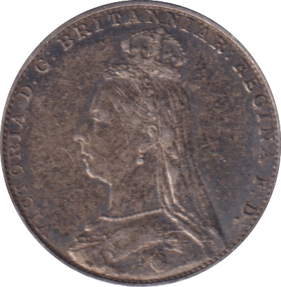 1890 FOUR PENCE (VF) - FOURPENCE - Cambridgeshire Coins