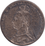 1890 FOUR PENCE (VF) - FOURPENCE - Cambridgeshire Coins