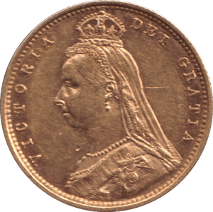 1890 GOLD HALF SOVEREIGN ( AUNC ) - HALF SOVEREIGN - Cambridgeshire Coins