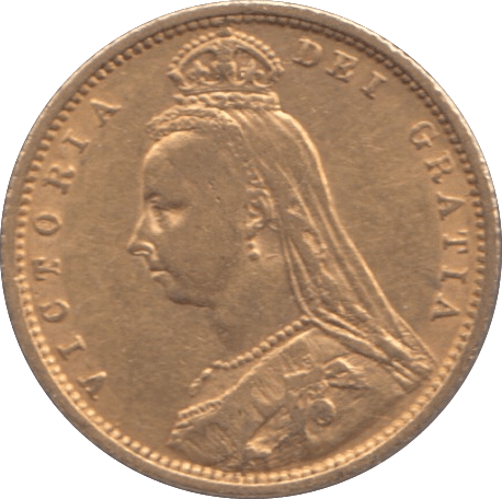 1890 GOLD HALF SOVEREIGN ( VF ) - HALF SOVEREIGN - Cambridgeshire Coins