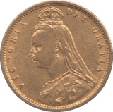 1890 GOLD HALF SOVEREIGN ( VF ) - HALF SOVEREIGN - Cambridgeshire Coins