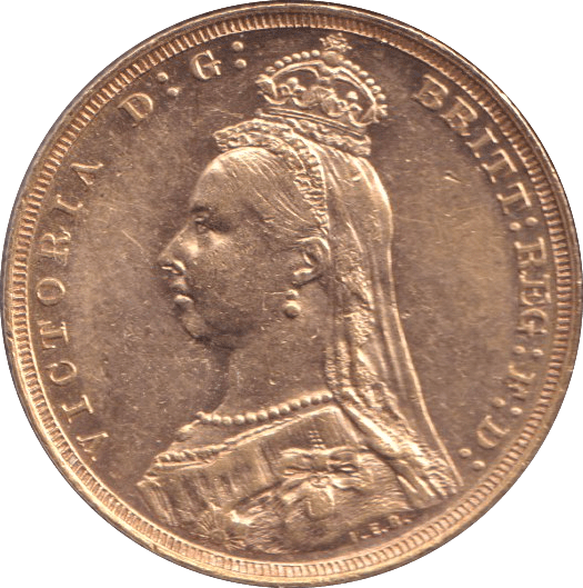 1890 GOLD SOVEREIGN ( AUNC ) SYDNEY MINT - SOVEREIGN - Cambridgeshire Coins