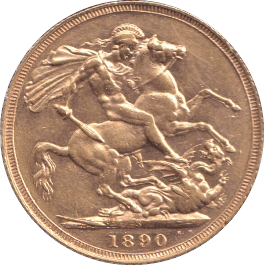 1890 GOLD SOVEREIGN ( AUNC ) SYDNEY MINT - SOVEREIGN - Cambridgeshire Coins