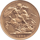 1890 GOLD SOVEREIGN ( AUNC ) SYDNEY MINT - SOVEREIGN - Cambridgeshire Coins
