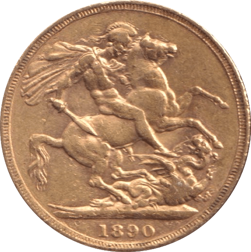1890 GOLD SOVEREIGN ( EF ) - SOVEREIGN - Cambridgeshire Coins