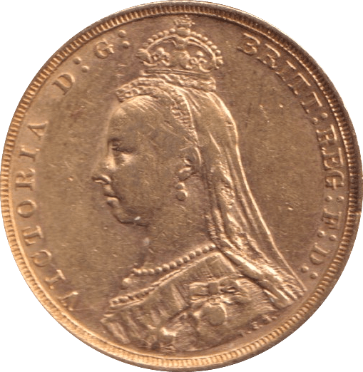 1890 GOLD SOVEREIGN ( EF ) - Sovereign - Cambridgeshire Coins