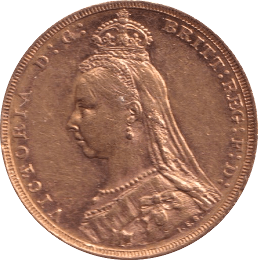 1890 GOLD SOVEREIGN ( EF ) - Sovereign - Cambridgeshire Coins