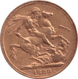 1890 GOLD SOVEREIGN ( GVF ) MELBOURNE MINT 1 - Sovereign - Cambridgeshire Coins