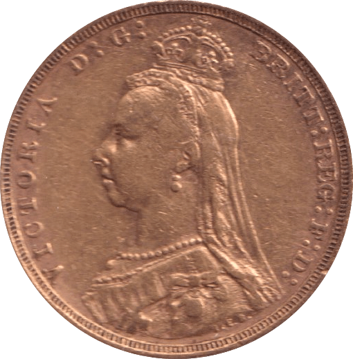 1890 GOLD SOVEREIGN ( GVF ) MELBOURNE MINT 1 - Sovereign - Cambridgeshire Coins