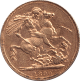 1890 GOLD SOVEREIGN ( GVF ) - SOVEREIGN - Cambridgeshire Coins