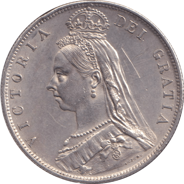 1890 HALFCROWN ( EF ) - HALFCROWN - Cambridgeshire Coins