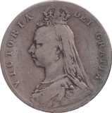1890 HALFCROWN ( FINE ) - HALFCROWN - Cambridgeshire Coins