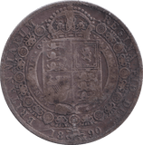 1890 HALFCROWN ( FINE ) - HALFCROWN - Cambridgeshire Coins