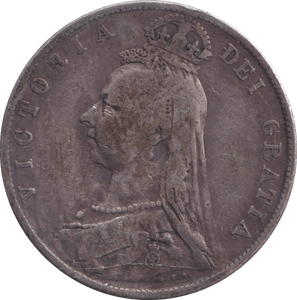 1890 HALFCROWN ( FINE ) - HALFCROWN - Cambridgeshire Coins