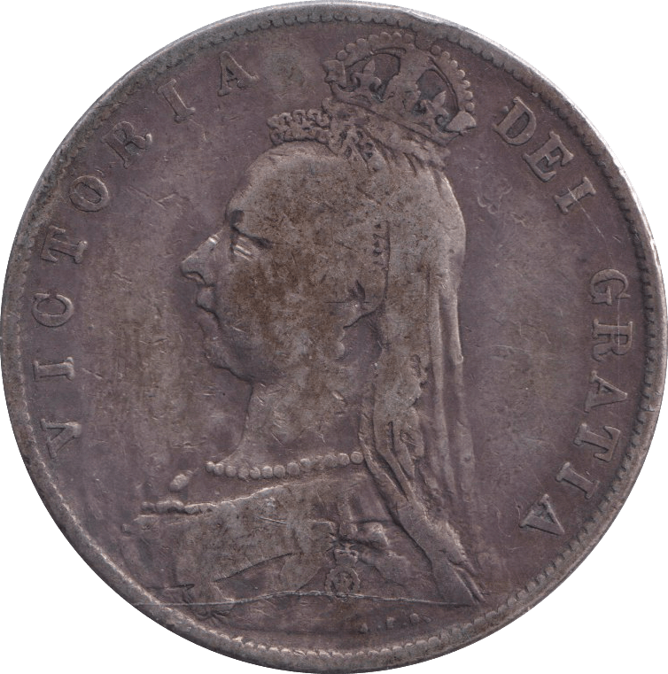 1890 HALFCROWN ( FINE ) - HALFCROWN - Cambridgeshire Coins