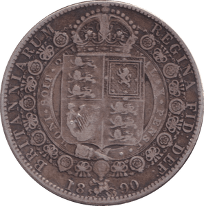 1890 HALFCROWN ( GF ) - HALFCROWN - Cambridgeshire Coins
