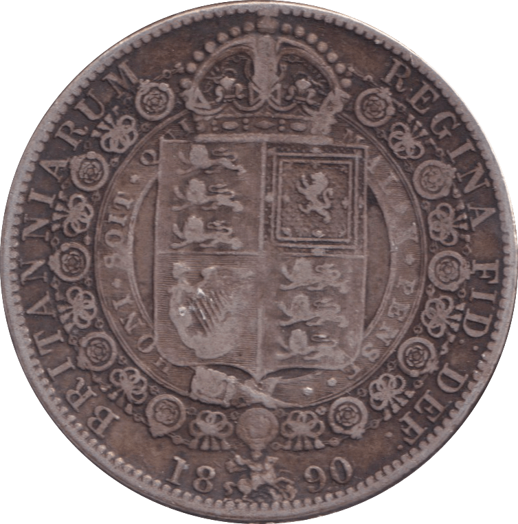 1890 HALFCROWN ( GF ) - HALFCROWN - Cambridgeshire Coins