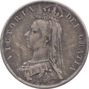 1890 HALFCROWN ( GF ) - Halfcrown - Cambridgeshire Coins