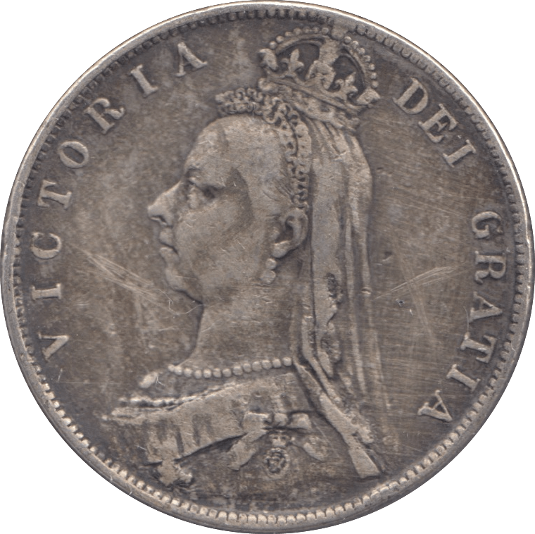 1890 HALFCROWN ( GF ) - Halfcrown - Cambridgeshire Coins