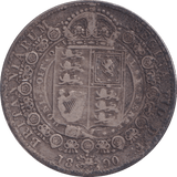 1890 HALFCROWN ( GF ) - Halfcrown - Cambridgeshire Coins