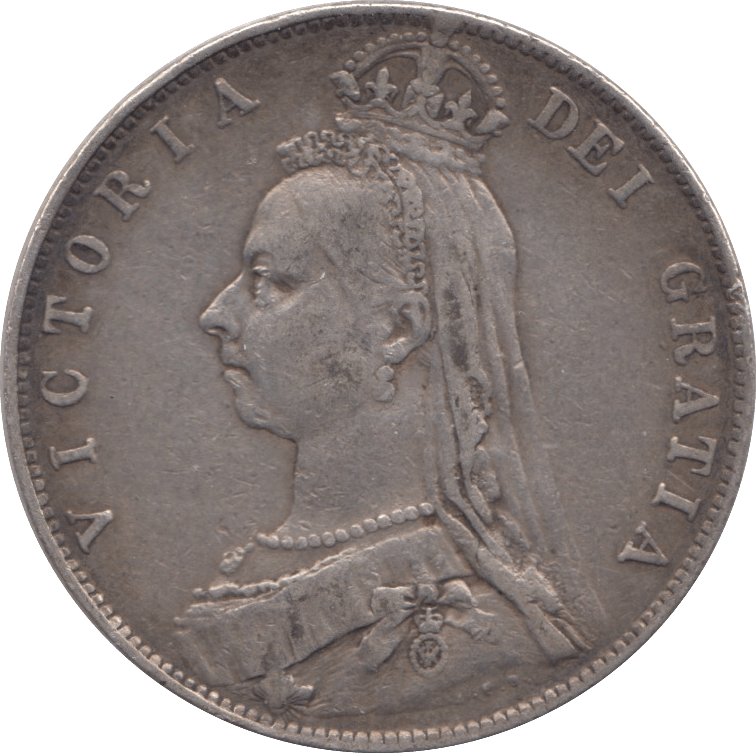 1890 HALFCROWN ( GF ) - Halfcrown - Cambridgeshire Coins