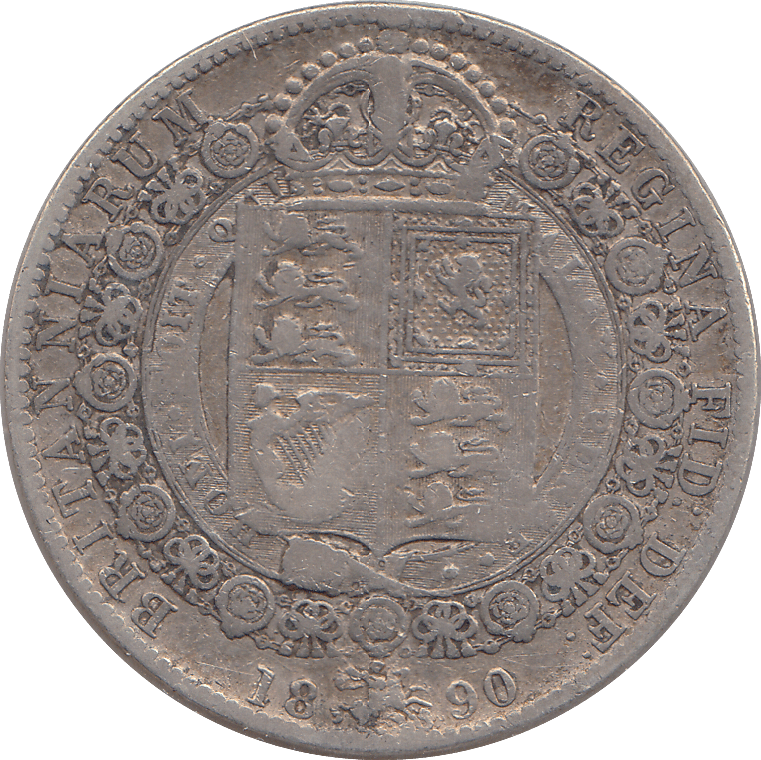 1890 HALFCROWN ( GF ) - HALFCROWN - Cambridgeshire Coins