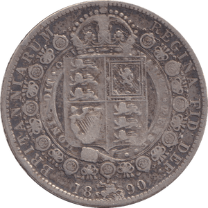 1890 HALFCROWN ( GF ) - HALFCROWN - Cambridgeshire Coins
